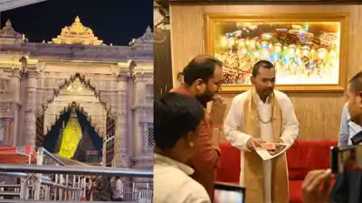 बाबा विश्वनाथ के दरबार में स्वास्थ्य मंत्री निशांत ने लगाई हाजिरी, योगी को फिर CM बनाने की अपील